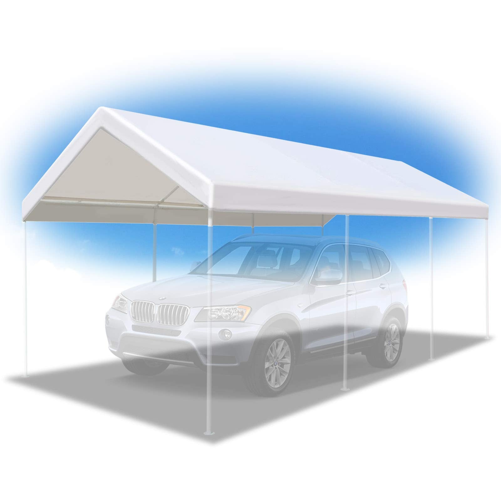 BenefitUSA 10'x20' Carport Replacement Canopy Garage Top Tarp Shelter Cover - Thumbnail 3