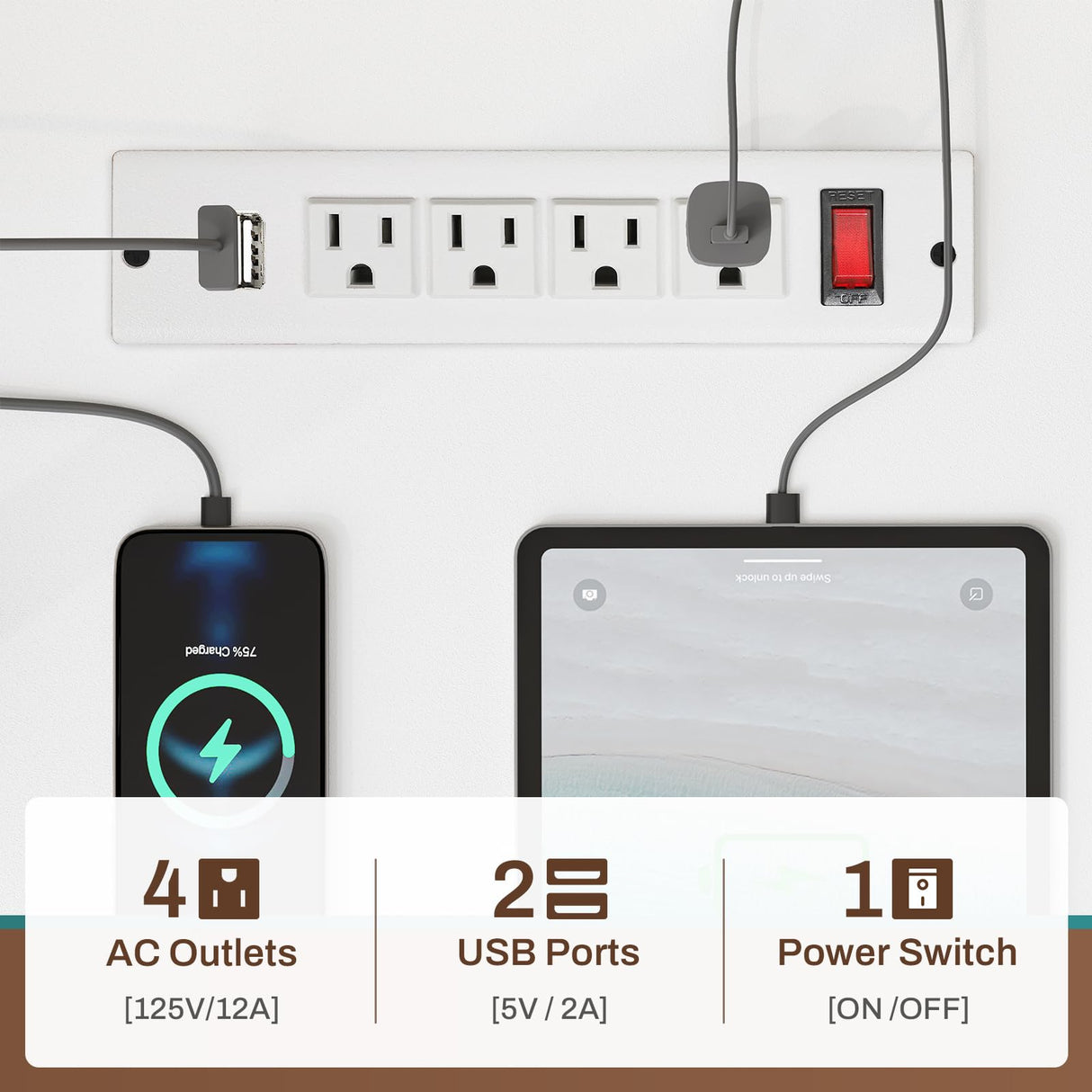 SEDETA White L Shaped Office Desk, Farmhouse Home Office Desk with Fabric File Drawers and Power Outlet, Corner Gaming Desk with LED Lights, Hutch and Storage Shelves SEDETA