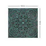 A La Maison Ceilings R139 Spanish Silver Foam Glue-up Ceiling Tile (129.6 sq. ft./Case) Pack of 48, Antique Green À LA MAISON CEILINGS