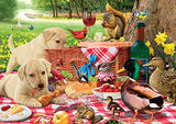 Buffalo Games - Steve Read - Picnic Raiders - 300 Piece Jigsaw Puzzle For Adults -Challenging Puzzle Perfect for Game Nights - Finished Size is 21.25 x 15.00 Buffalo Games