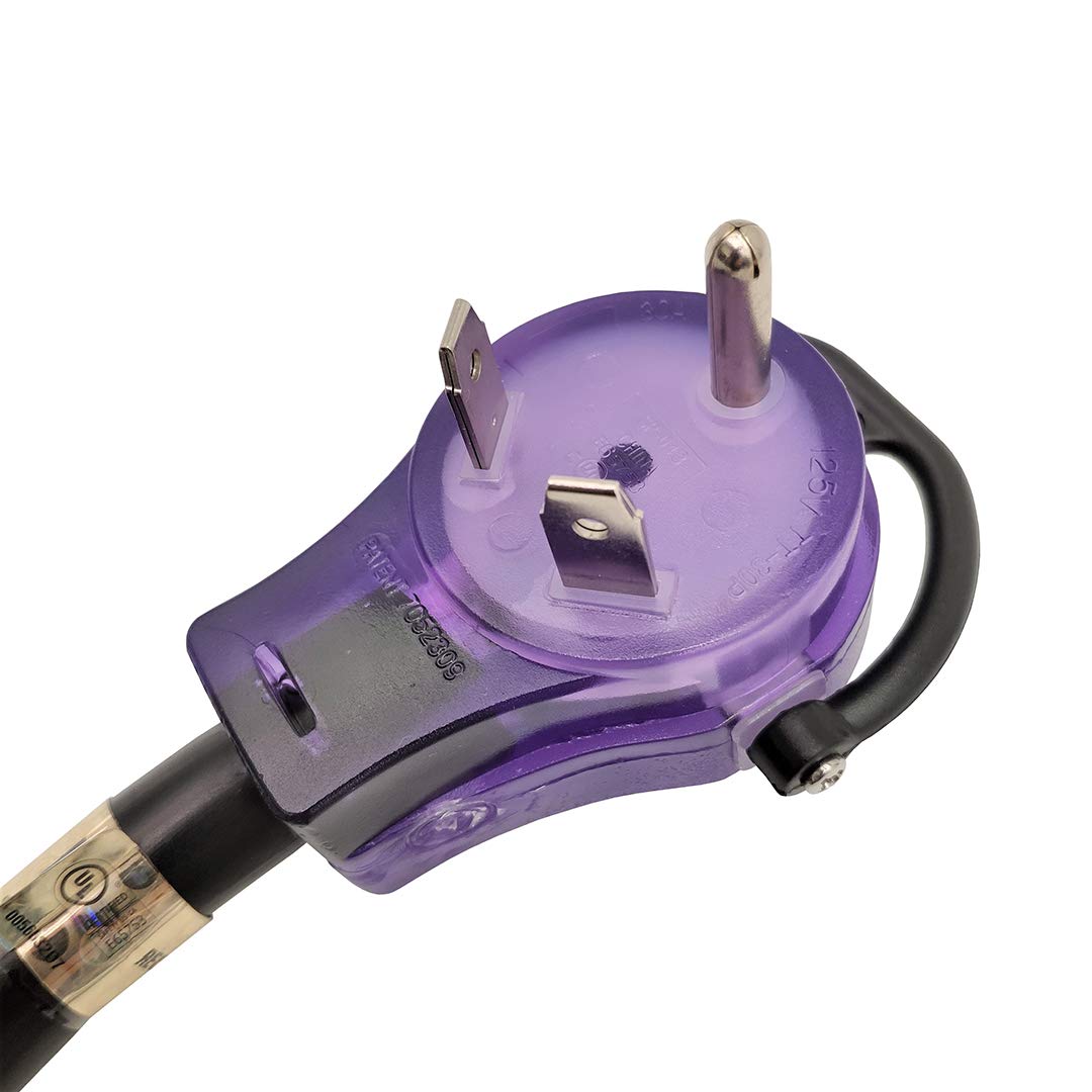 Parkworld RV 30A Extension Cord NEMA TT-30 with Handle, Camper 30amp TT-30P to TT-30R (100FT) Parkworld