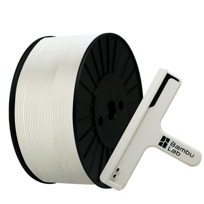 YOUSU 3KG ABS+ Filament 1.75mm, 3D Printer Filament ABS Plus, Spool (6.6 LBS) 3D Printing Filament for 3D Printers,White