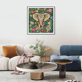 Anuver Diamond Painting Kits for Adults, Elephant 5D Special Shape Crystal Rhinestones Diamond Painting for Beginners, Diamond Art Kits for Home Wall Decoration, 12×12 Inch Anuver