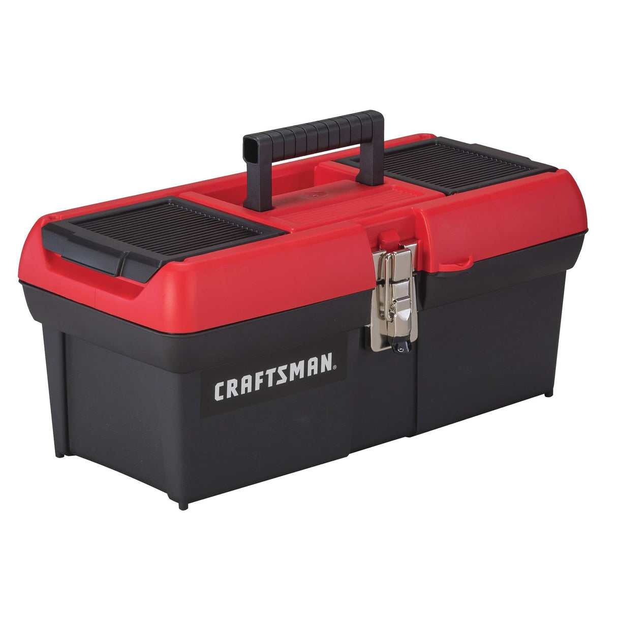 CRAFTSMAN Tool Box, Lockable, 16 in., Red/Black (CMST16901) CRAFTSMAN