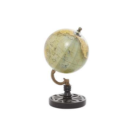 Deco 79 Wood Globe, 5" x 5" x 9", Green Deco 79