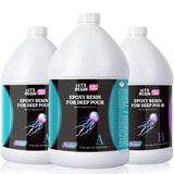 Bundle Set of 3 Gallon Deep Pour Epoxy Resin and 2 Gallon Epoxy Resin LET'S RESIN EPOXY RESIN