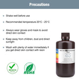 ELEGOO Upgraded ABS-Like 3D Printer Resin 2.0, 405nm UV-Curing LCD Resin High Precision Fast Curing Non-Brittle Photopolymer Resin for LCD Printing Grey 1000G ELEGOO