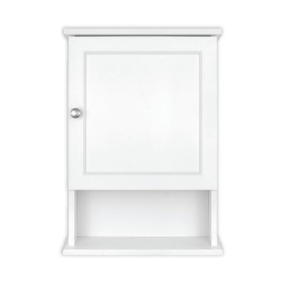 MCS 23x16 White Medicine Cabinet Organizer, Wall Mounted Bathroom Cabinet for Over-The-Toilet Storage, Bathroom Furniture & Restroom Organizer