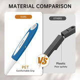 Amazer Dish Brush with Handle, 2 Pack Kitchen Scrub Brushes for Cleaning, Dish Scrubber with Stiff Bristles for Sink, Pots, Pans Amazer