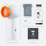 Filament Storage Bags Kit with Electric Vacuum Pump - Rechargeable, 20 Pcs Light-Proof Vacuum Sealed Bags for 3D Filament with 4 Clips, Spool Sealing for Keeping Filament Dry and Clean (13.4*12.6in) AJKJ