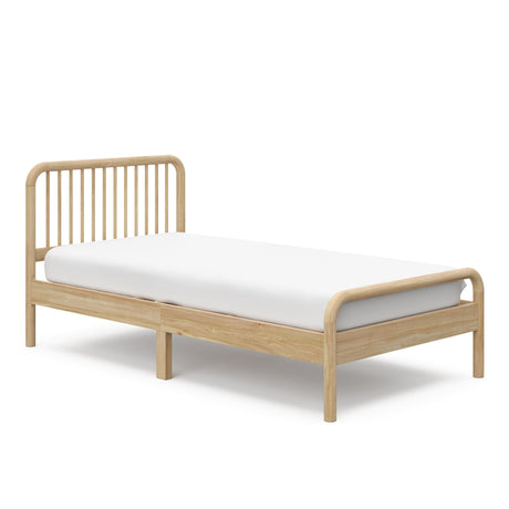 Storkcraft Next Porto Twin Bed (Natural) – GREENGUARD Gold Certified Fits Standard Twin Mattress, Sleek and Elegant Design, Easy to Assembly, Easy-to-Match Style STORKCRAFT