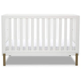 Delta Children Hendrix 4-in-1 Convertible Crib, Bianca White/Bronze Delta Children