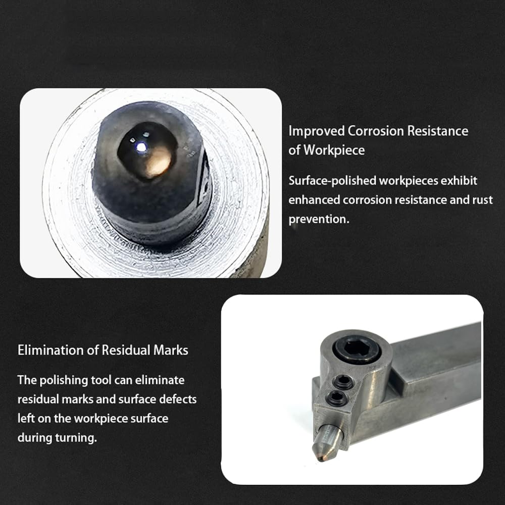 RHKING Lathe Burnishing Tool Smooth Surface Finish Turning Instead of Grinding RHKING