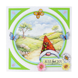 Katy Sue Garden Gnomes Die-Cut Pop-Up Card Making Kit for Adults. Makes 12 Cards & Contains Gnome/Gonk Die-Cut Decoupage Paper Sheets, Supports, Envelopes & Foam Pads for Card Making Supplies Katy Sue