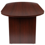 Flash Furniture Jones 6 Foot (72 inch) Oval Conference Table in Mahogany Flash Furniture