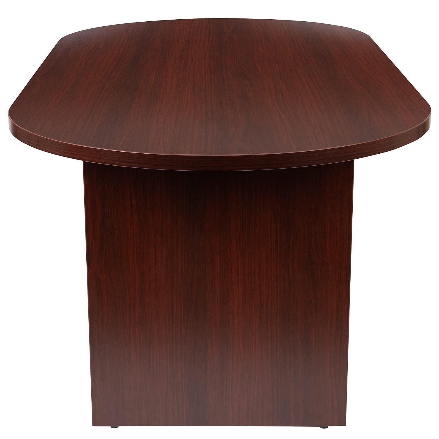 Flash Furniture Jones 6 Foot (72 inch) Oval Conference Table in Mahogany - WoodArtSupply