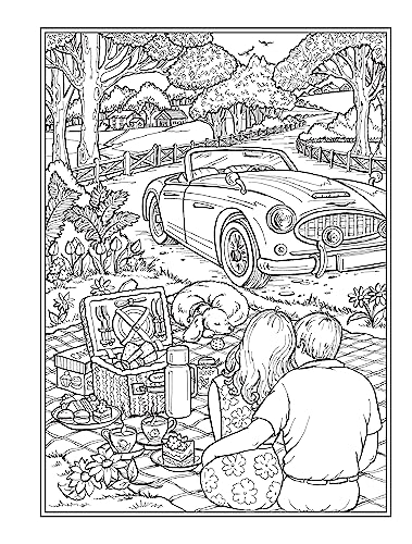 Creative Haven Afternoon Tea Coloring Book (Adult Coloring Books: Food & Drink) Dover Publications
