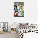 Paint by Numbers Kit for Adults - Scenery Paint by Numbers on Canvas for Beginners, DIY Acrylic Simple Landscape Paint by Number for Gift Home Wall Decor 16x20 Inch AALBLAC