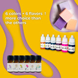 Goat Milk Soap Making Kit for Adults – 2lb Pre-Cut Base, 6 Colors, 6 Scents, Silicone Mold, Pitcher & Gift Boxes – All-in-One DIY Soap Kit with Supplies Maboko