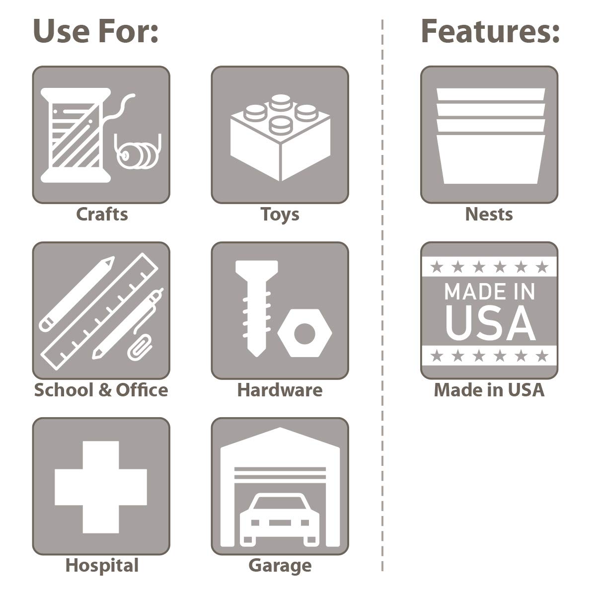 Akro-Mils 13014 Stak-N-Store Heavy Duty Stackable Open Front Plastic Storage Container Bin, (17-1/2-Inch x 11-Inch x 12-1/2-Inch), Blue, (4-Pack) Akro-Mils