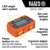 Klein Tools 935DAA Digital Electronic Level and Angle Gauge, LED Angle Alert, Measure and Set Angles, 0-90 and 0-180 Degree Ranges Klein Tools