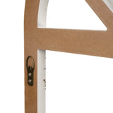 H&A Arch Window Frames Wall Decor 2 Pack - Rustic White Wood Window Pane Country Farmhouse Decorations (white) H&A