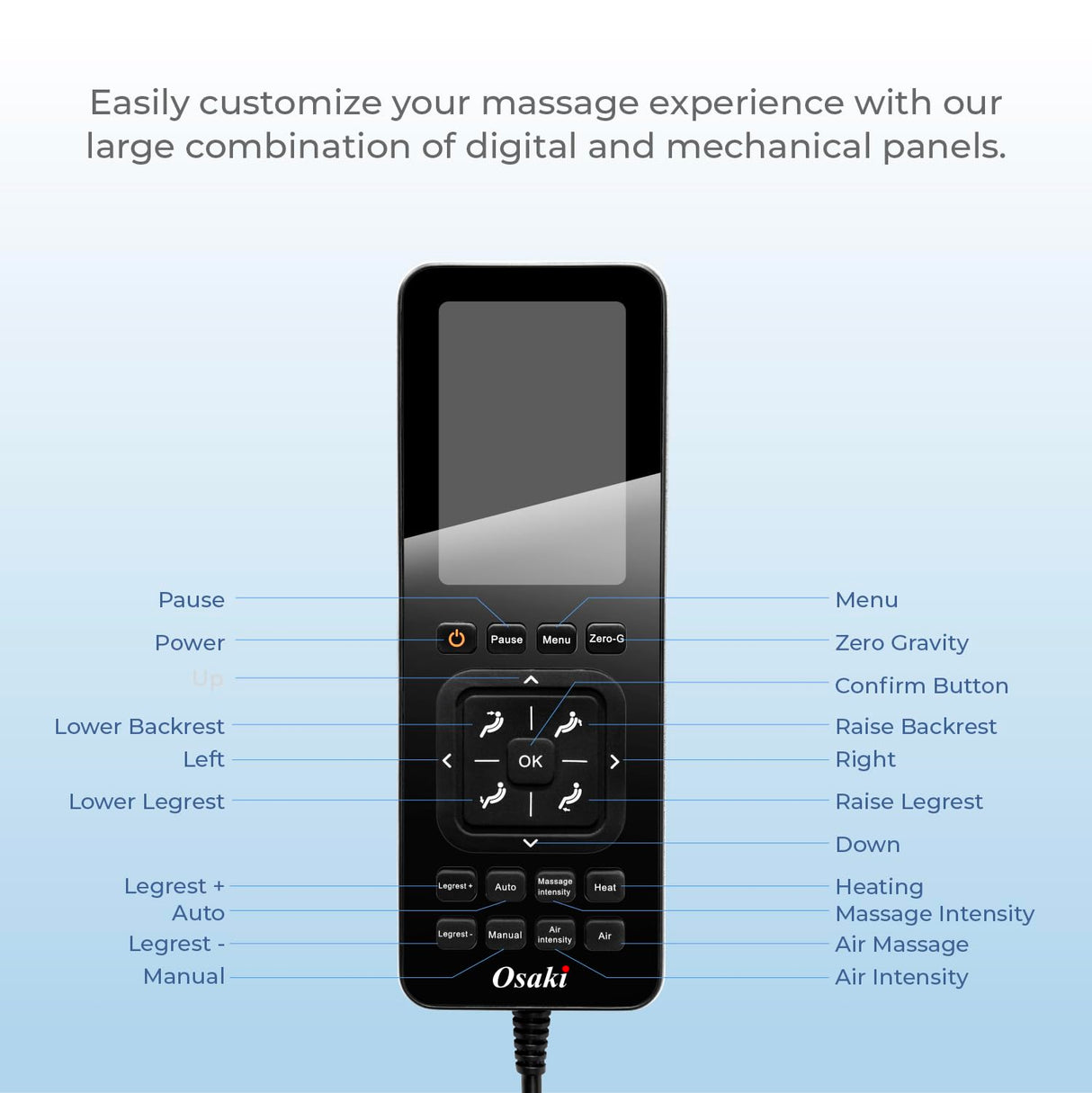 Osaki Pro OS-4D Paragon | Black | Massage Chair | Multi-Angle L-Track 4D Massage | Zero Gravity | Space Saving | Heating Foot Roller | Voice Recognition | High Intensity Fullbody Airbag Osaki