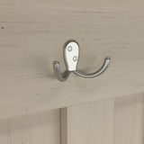 Bush Furniture Salinas Hall Tree with Shoe Storage Bench in Antique White, Multi-Purpose Home Organizer, Entryway Solution with Seating and Hooks Bush Business Furniture