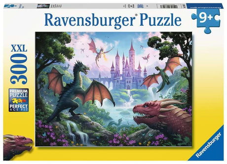 Ravensburger The Wrath of The Dragon Jigsaw Puzzle Jigsaw Puzzle for Adults and Children Age 9 Years Up - 300 Pieces Ravensburger