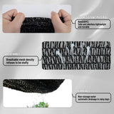 Cool Area 55% Sun Shade Cloth Mesh Tarp with Grommets for Plant Cover 6.5x16.5ft Patio Canopy Garden Pergola Greenhouse Car Barn Kennel Black Cool Area