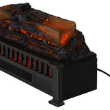 Country Living 27 inch Electric Log Set | 1000 Sq Ft Heater - Log Insert with Infrared Flames | Control with Remote, Alexa or Google Country Living