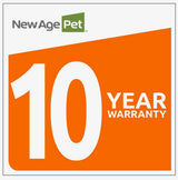 New Age Pet ECOFLEX X-Large Murphy Style Dog Bed with Memory Foam Cushion, Removable Cover, and Compact Fold-Away Design, Easy Assembly, Durable Wood Plastic Composite, Espresso Black New Age Pet