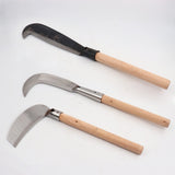 TorSor 3 Pack 12'' Sledge Hammer Wooden Handle Replacement for Axe Grip Steel Grass Sickle Hard Wood Shovel Hoes Outdoor Hatchet Camp 2 to 4 lb. Hammers Gardening Mowing Tool Repair TorSor