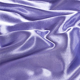 DREFEEL Hotel Quality Solid Lilac/Lavender Duvet Cover Set Twin/Single Size Silk Like Satin Bedding with Hidden Zipper Ties Soft Stain Resistant Quilt/Comforter Cover Set DREFEEL