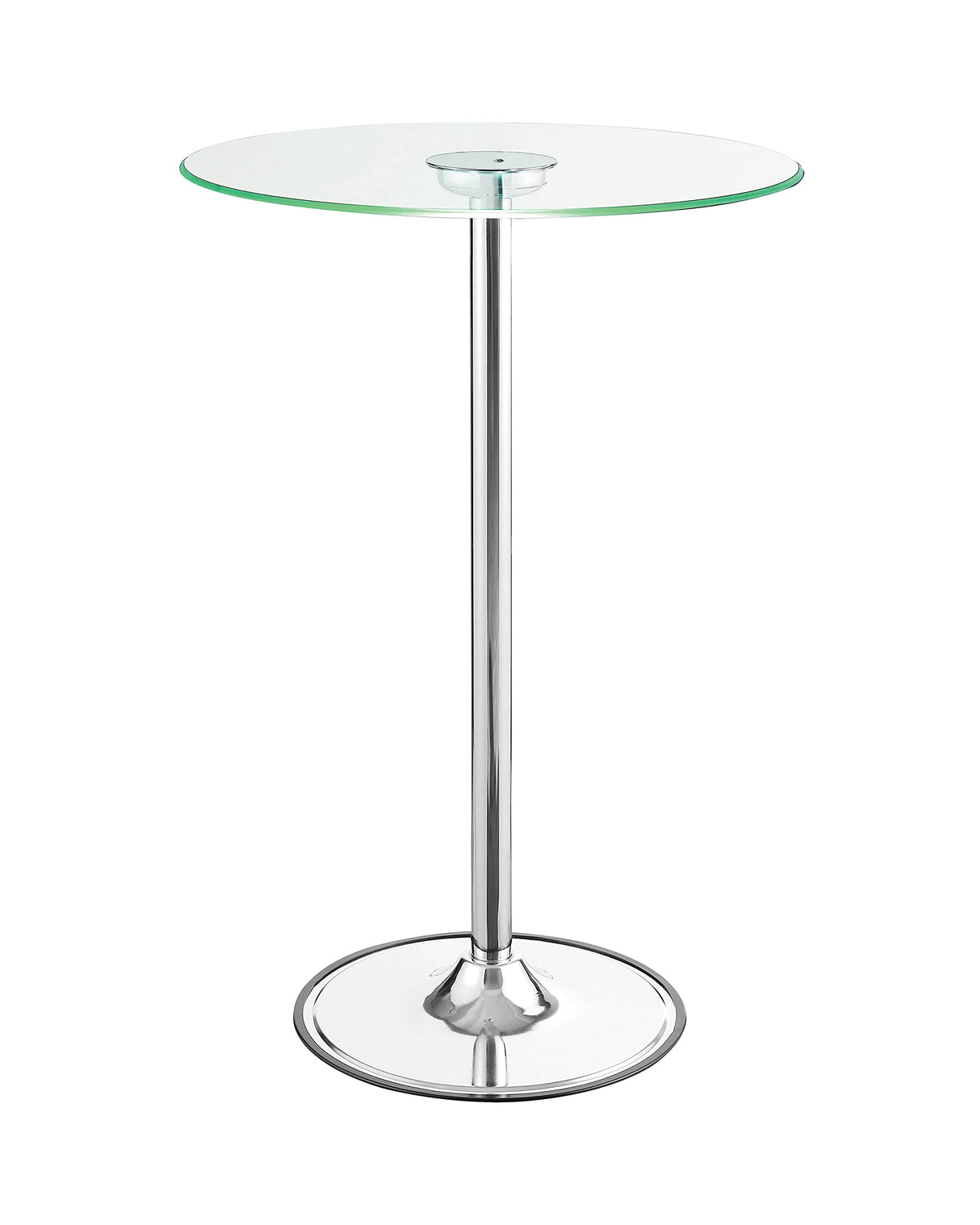 Coaster Home Furnishings Thea LED Bar Table Chrome and Clear Coaster Home Furnishings