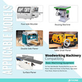 12mm Round Carbide Inserts Knives, Carbide Cutters for Woodworking Turning Tools, Wood Finisher Hollower Tools, 10 Pieces (R-φ12x2.5-30°) FHONK