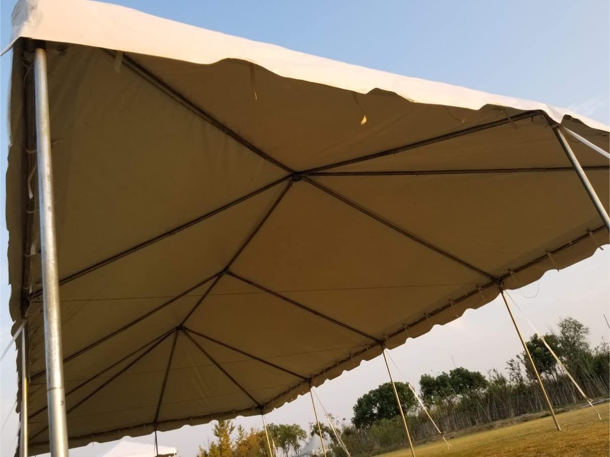 Party Tents DIRECT 20' x 40' Weekender West Coast Frame Style Party Tent | White PVC Top | for Weddings, Graduations, and Events Party Tents Direct