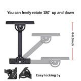 Aquarium Light Riser 0-6.5 Inch High Adjustment Fish Tank LED Aquarium Light Stand Support Width <=4.9 Inches Rust -Proof Metal Material, 12 Kg of Carrying Capacity DONGWUZHIDAO