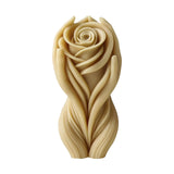 Flower Body Candle Resin Mold - Resin Casting Silicone Molds for Home Decor & Candle Making Wave Spiral Mold ESEDAGE