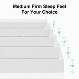 Novilla 8 Inch Queen Size Mattress, Queen Memory Foam Mattress with Breathable Comfort & High-Density Support Foam for Pressure Relief & Comfortable Sleep, Mattresses in a Box with Edge Support Novilla
