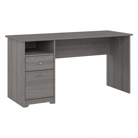 Bush Furniture Cabot 60W Computer Desk with Drawers in Modern Gray, Workstation and File Storage, Desktop with Organization Solutions for Home Office Bush Business Furniture
