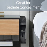 Gun Safe Biometric Quick Access Handgun Safes for Pistols Bedside Fingerprint Pistol safe Nightstand Smart Gun Safety Wall Mount Desk Keypad Key VERPROOF