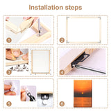 Gumney 40X50cm Solid Wood Canvas Stretcher Bars Kit, Wooden Canvas Frames Painting Stretching Bars Kits for Prints, Oil Paintings, Digital Paintings and Posters Gumney