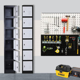 iCHENGGD Metal Locker 6 Door Tall Employee Storage Locker Office Storage Lockers with Combination Lock, Locker Storage Cabinet for Home Gym Office School iCHENGGD