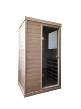 HFYee Infrared Sauna Home Sauna Box 1 Person Infrared Sauna Dry Sauna Far Infrared Sauna Indoor Sauna Hemlock Mini Single Person Sauna for Home on The Right of The Indoor Sauna Room, Natural HFYee