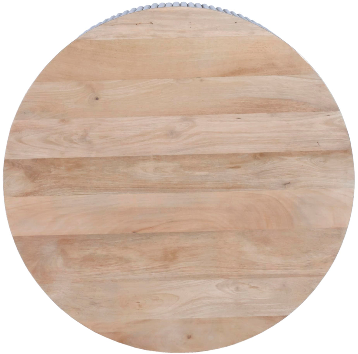 Meridian Furniture Oakhill Collection Modern | Contemporary Round White Oak Finish Coffee Table, 36" W x 36" D x 16" H, Brown Meridian Furniture