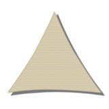 Windscreen4less 20' x 20' x 20' Sun Shade Sail Triangle Outdoor Canopy Cover UV Block for Backyard Porch Pergola Deck Garden Patio (Beige) Windscreen4less