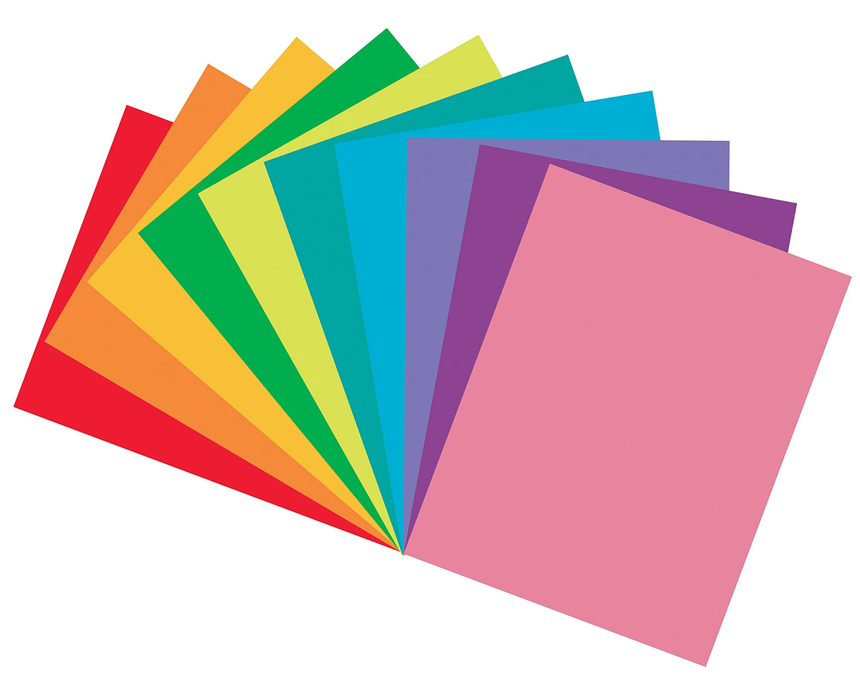 Tru-Ray Construction Paper, 10 Vibrant Colors, 9" x 12", 150 Sheets Tru-Ray