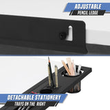 SFIHOME Drafting Table with Height Adjustable Wood Top, Drawing Table with Storage Drawers, Extendable Design, Art Desk Ideal for Drawing, Painting, Writing, Home Office, White SFIHOME