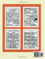 Swear Word Coloring Book for Stressed-Out Adults: Consistent Abstract Designs with Artfully Layered Sweary Phrases WoodArtSupply